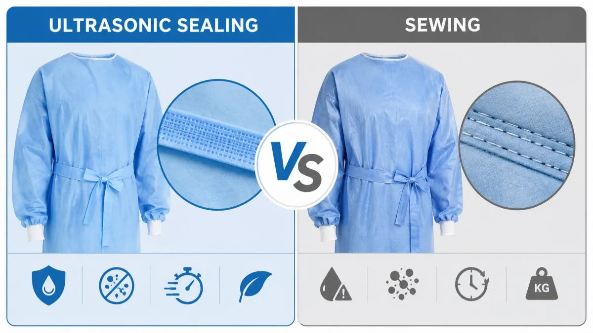 Ultrasonic Sealing Vs Sewing: Which Seam Is Better For Disposable Gowns